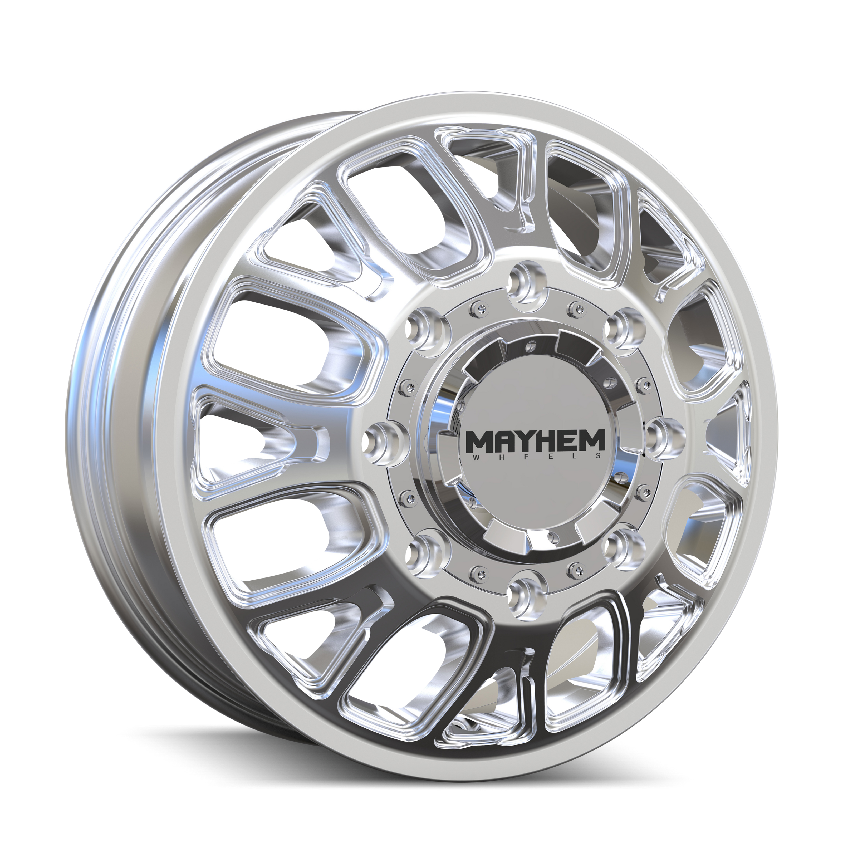 MAYHEM COGENT DUALLY (8107D) POLISHED 17X6.5 8-210 125MM 154.2MM