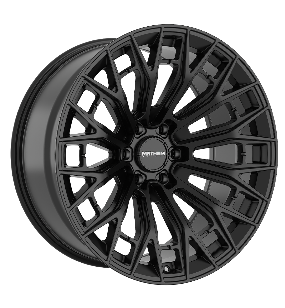 MAYHEM CYCLONE 8121 GLOSS BLACK 20X9 6-139.7 0MM 106MM