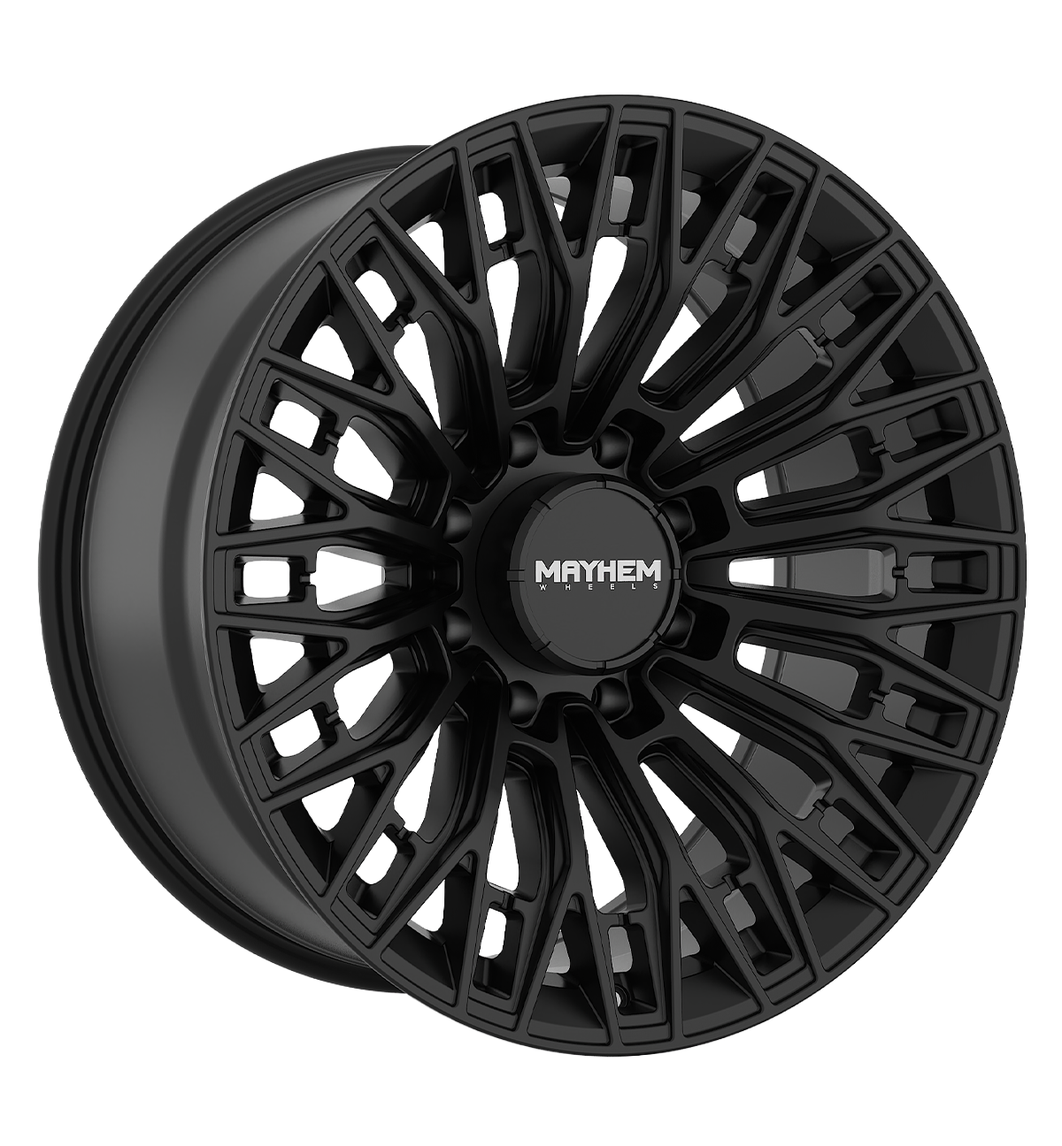 MAYHEM CYCLONE 8121 GLOSS BLACK 22X10 8-170 -19MM 125.2MM