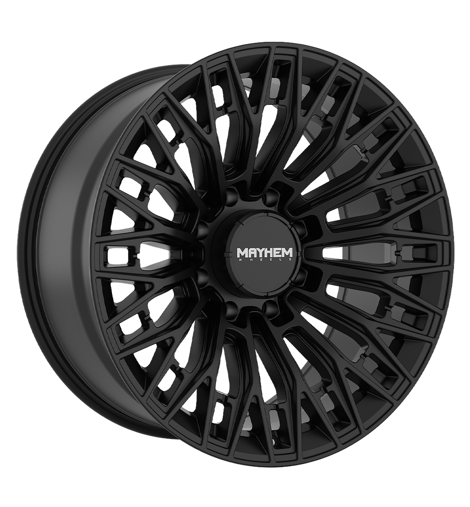 MAYHEM CYCLONE 8121 GLOSS BLACK 22X10 8-170 -19MM 125.2MM