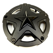 XD827 18X9 TALL M-BLK CAP W/ G-BLK STAR - 827CAPMB-GB-T