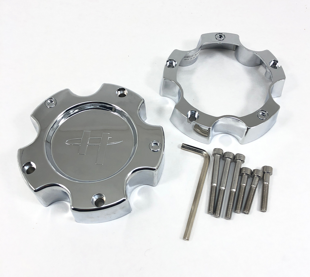 HLO CAP HE835 CHROME W/SPACER 5X135/5.5 - 835B5139