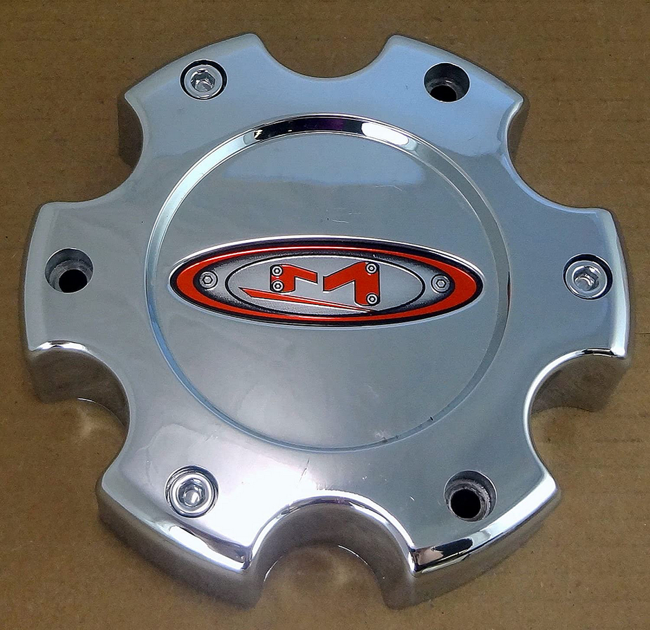 MO955/956 CAP CHR 6X5.5 - RED OVAL LOGO - 845L145
