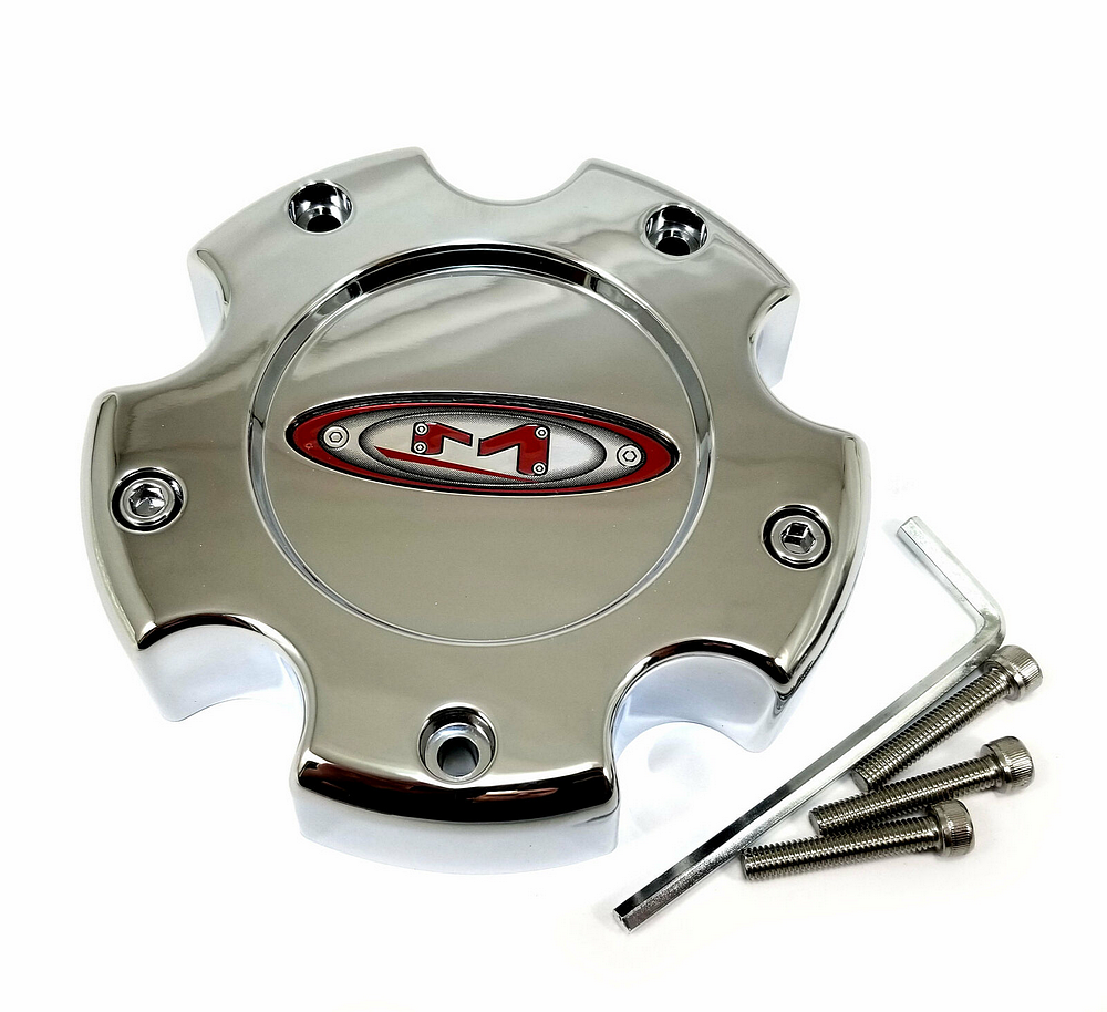 MO955/956 CAP CHR 5X5.5 - RED OVAL LOGO - 845L1451