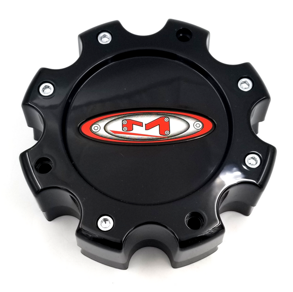 MO955/956 CAP BLK 8X6.5/170 - RED OVAL L - 845L170B