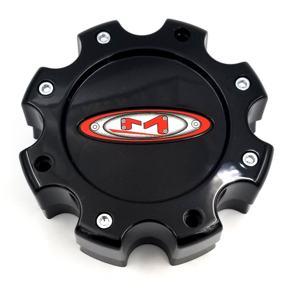 MO955/956 CAP BLK 8X6.5/170 - RED OVAL L - 845L170B