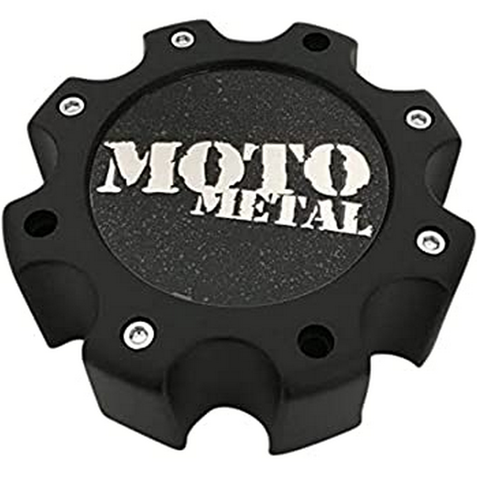 MOTO CAP MATTE BLACK 8 LUG - NEW LOGO - 845L172S2