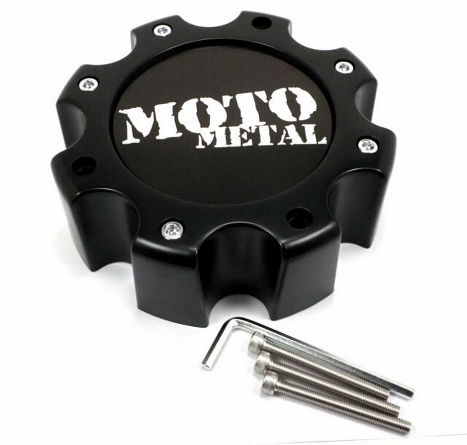 MO959/961 CAP SATIN BLK 8 LUG - NEW LOGO - 845L172S3