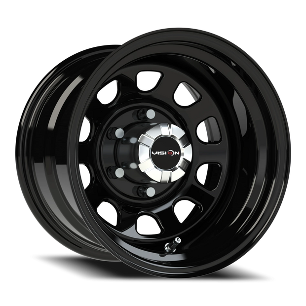 Vision D Window 15x10 6x139.7 -39mm Gloss Black (CAPS SOLD SEPARATELY) : 84H5183NS