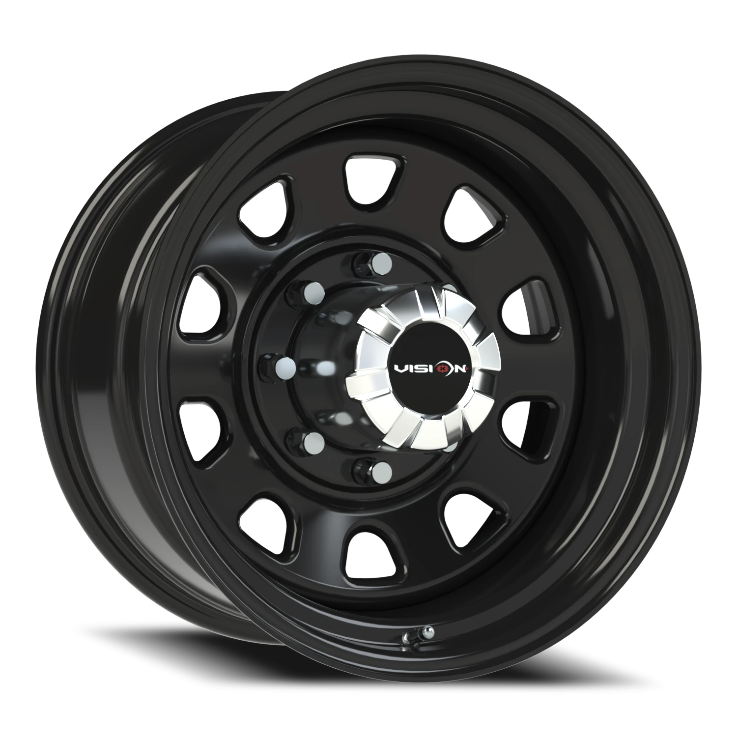 Vision D Window 16x7 8x165.1 0mm Gloss Black (CAPS SOLD SEPARATELY) : 84H6781NS