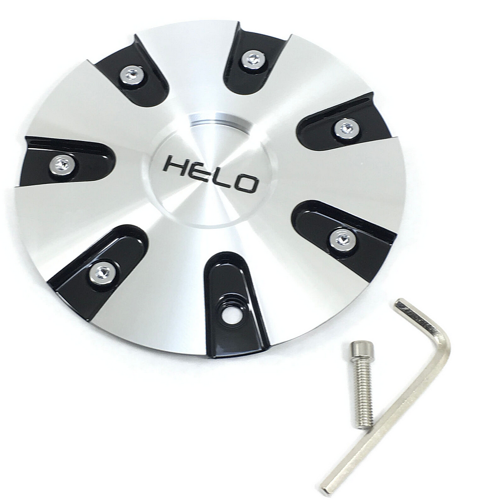 HLO CAP HE868 BLACK MACHINED FACE - 868L185BAL