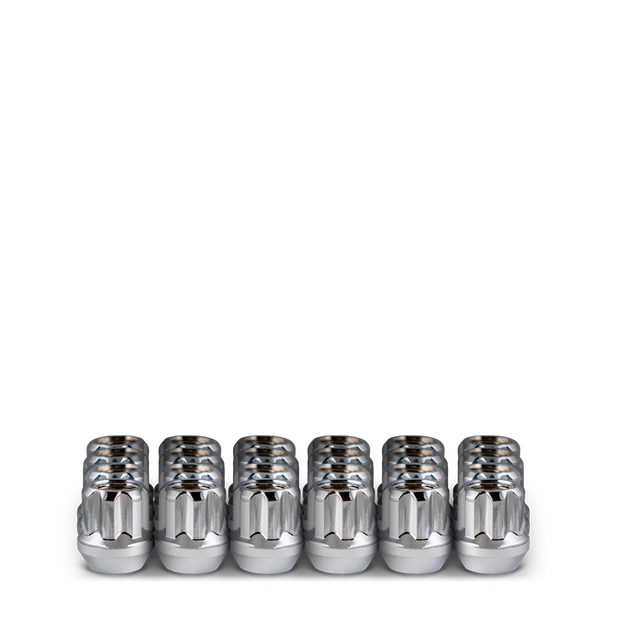 12x1.25 Open End Spline 6 Lug 0.87' Zinc 24 lugs/ 1 key - 8737K6-Z