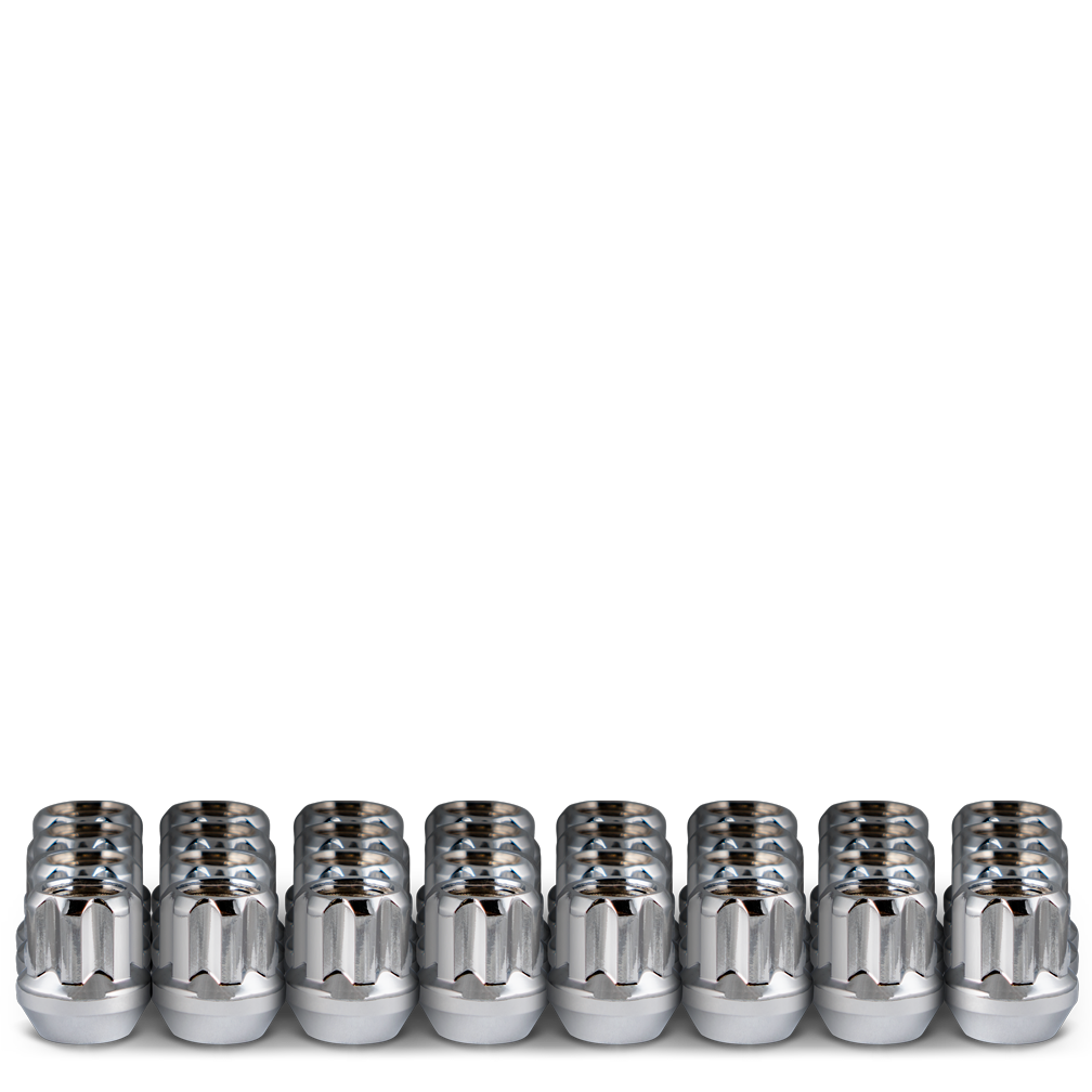 14x1.5 Open End Spline 8 Lug 1.00' Zinc 32 lugs/ 1 key