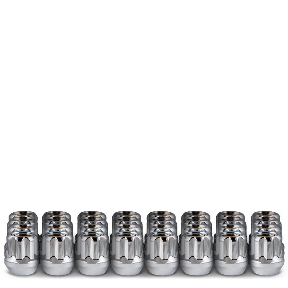 14x1.5 Open End Spline 8 Lug 1.00' Zinc 32 lugs/ 1 key