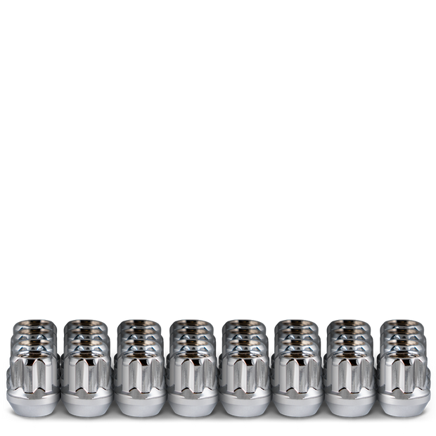 14x1.5 Open End Spline 8 Lug 1.00' Zinc 32 lugs/ 1 key - 8734K8-Z