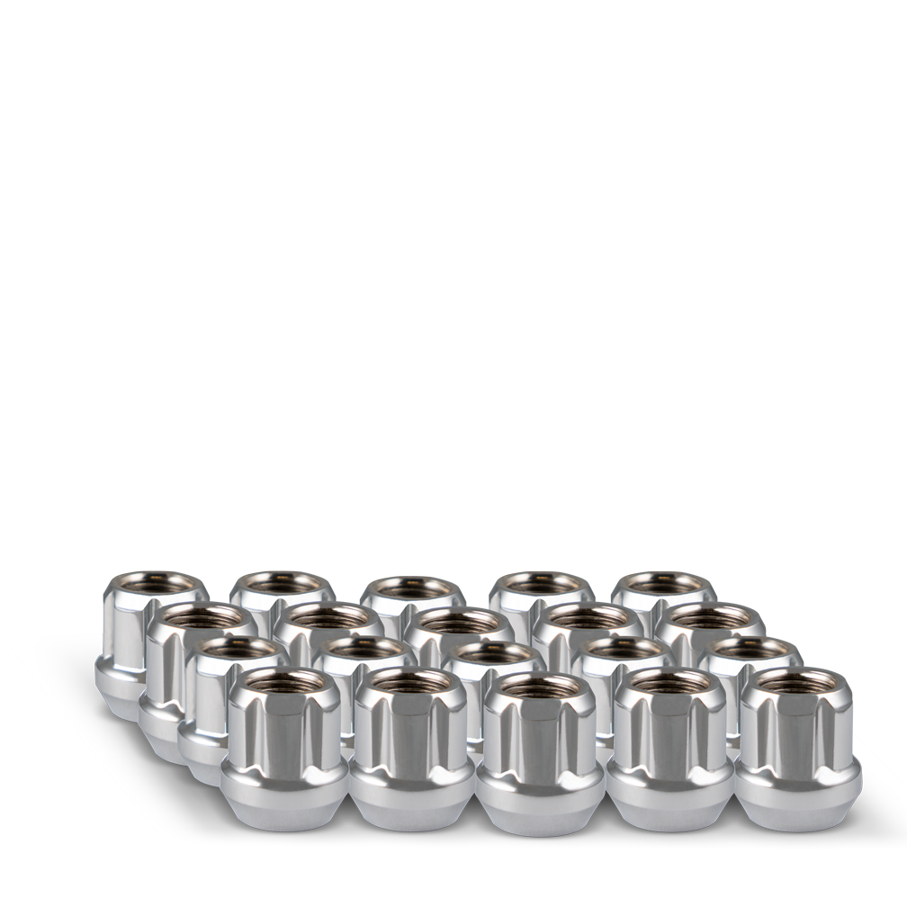 12x1.25 Open End Spline 5 Lug 0.87' Zinc 20 lugs/ 1 key