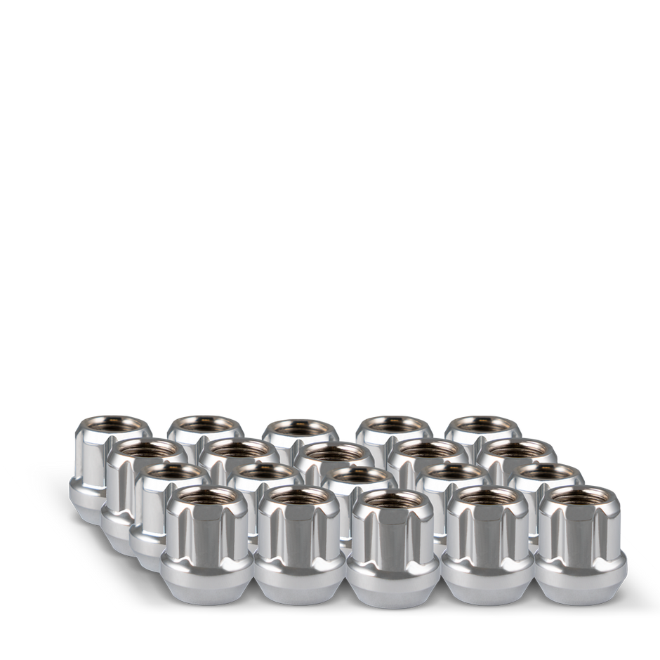 12x1.25 Open End Spline 5 Lug 0.87' Zinc 20 lugs/ 1 key