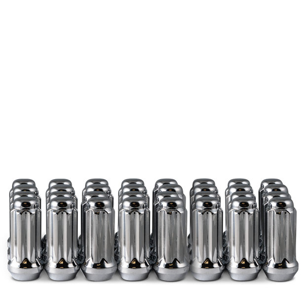 14x1.5 Closed End (Long)Spline 8 Lug 2.00' Chrome 32 lugs/ 1 key - 8744LK8-C