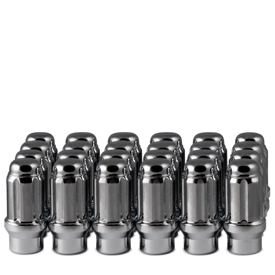 14x1.5 Closed End (Long)Spline ET6 Lug 2.24' Chrome 24 lugs/ 1 key