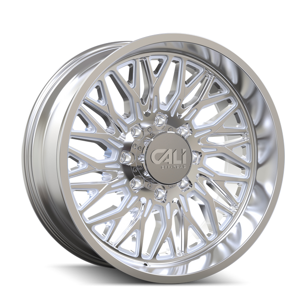 Cali Off-Road CRusher 9118 Polished 22x10 8-180 -19mm 124.1mm - 9118-22178P