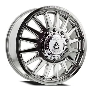 ARENA 24x8.25 DUALLY RIVAL FRONT 10x225  105 8.9 170.13 MILLED AND POLISHED  - A1102482A9P10517