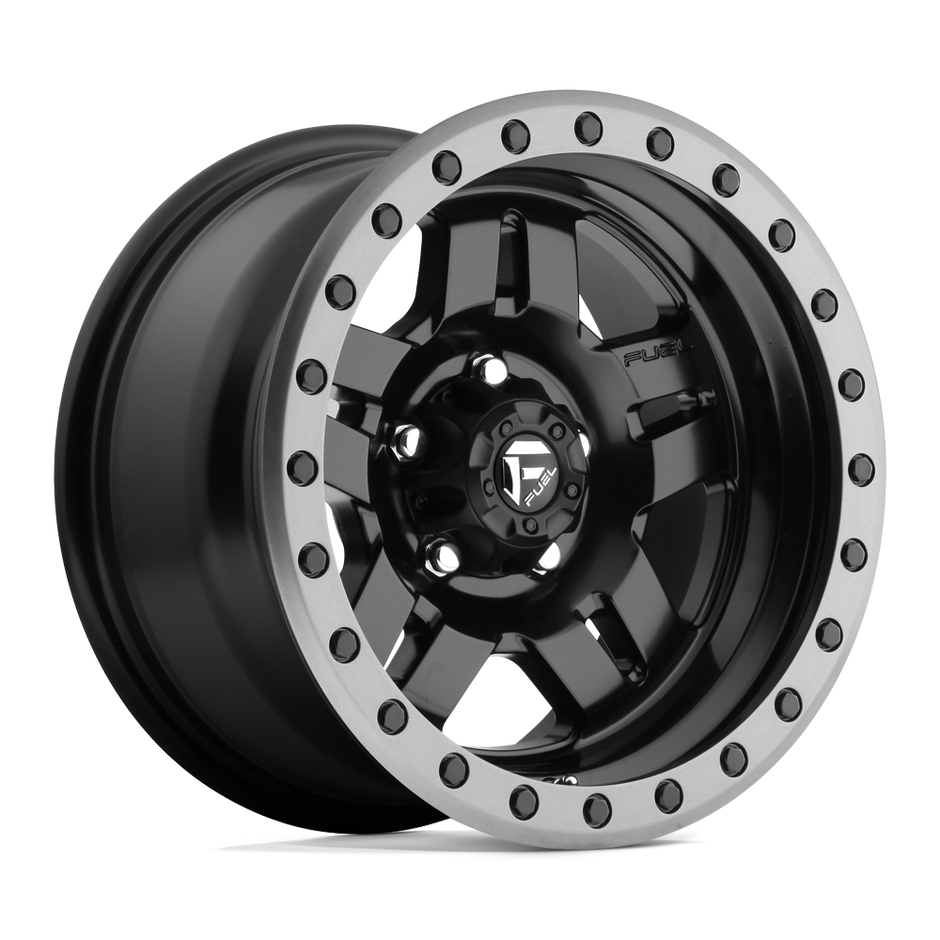 Fuel 1PC D557 Anza 15x8 5x114.3 MT-BLK-GBR - D55715806537
