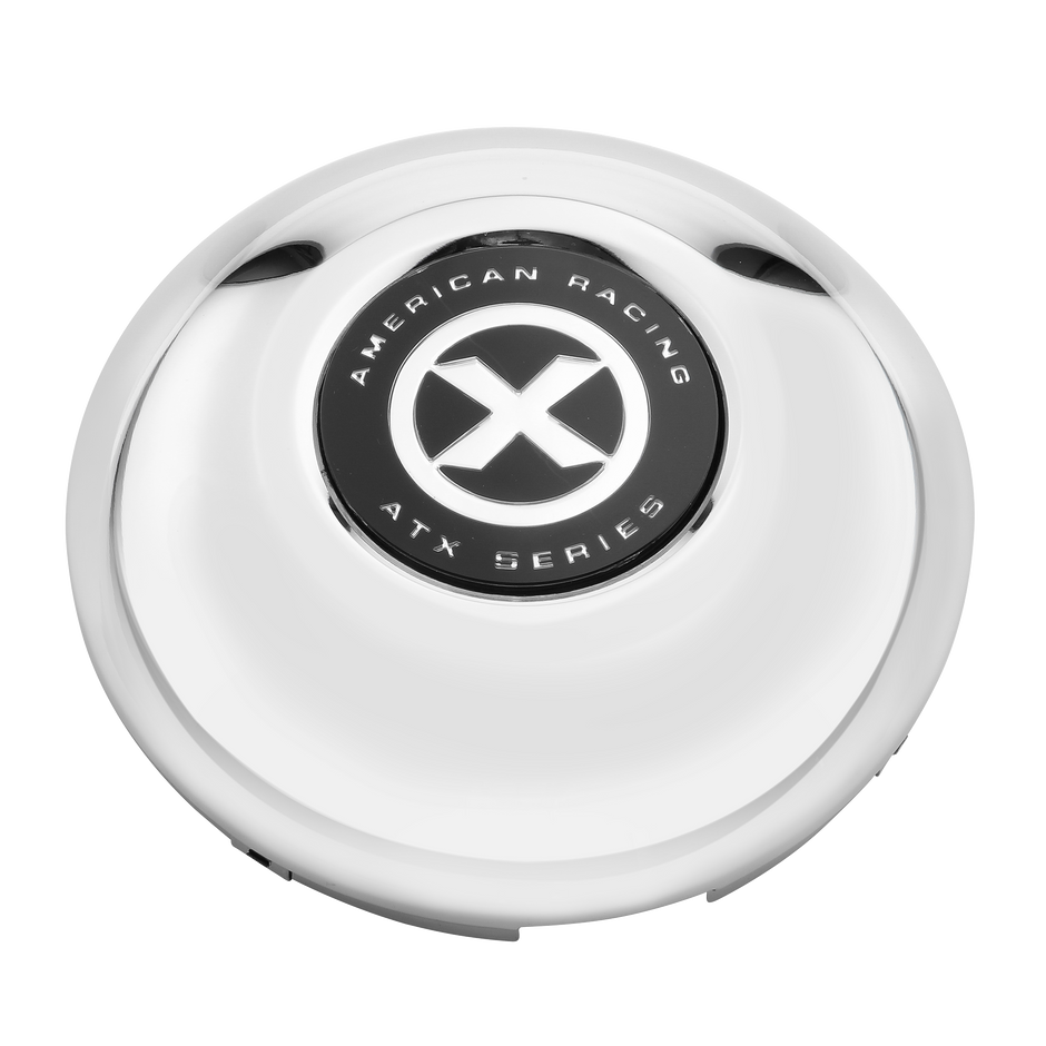 ATX FRONT SNAP IN 4 TAB CAP CHROME - AO1900201