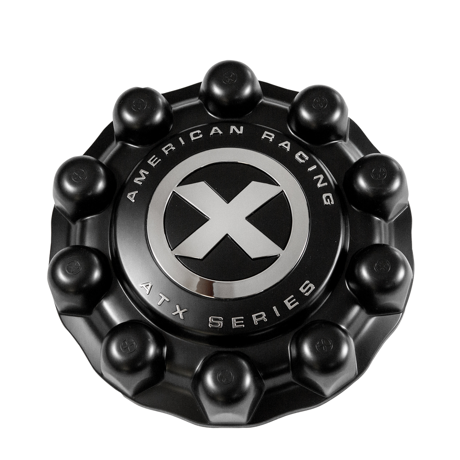 ATX FULL FRONT SNAP ON  CAP COVER BLACK - AO1900401B