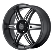 American Racing AR890 22x9.5 6x139.7 S-BLK MACH - AR89022968735