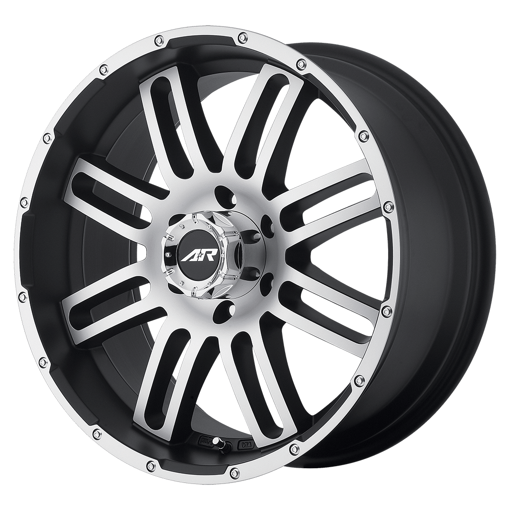 American Racing AR901 20x9 6x139.7 S-BLK MACH - AR90129060520