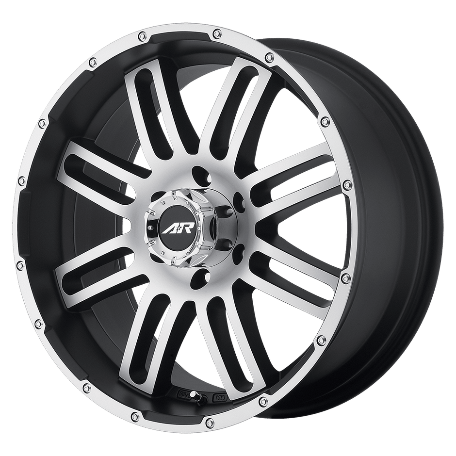 American Racing AR901 20x9 6x139.7 S-BLK MACH - AR90129060520