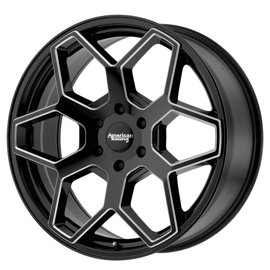American Racing AR916 20x8.5 6x139.7 GL-BLK-MIL - AR91628568315