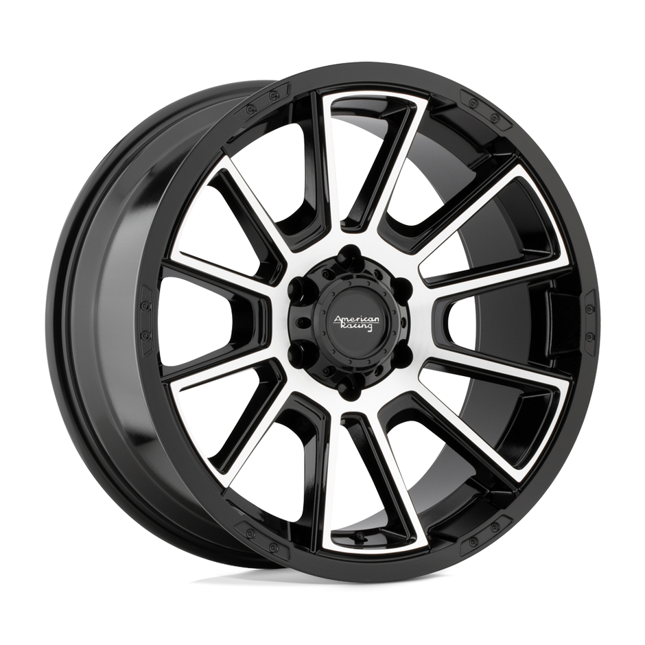 American Racing AR933 Intake 20x9 6x139.7 G-BLK MACH - AR93329068518
