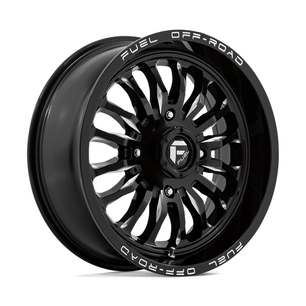 Fuel UTV D821 Arc UTV 20x7 4x156 G-BLK MILL - D8212070A544