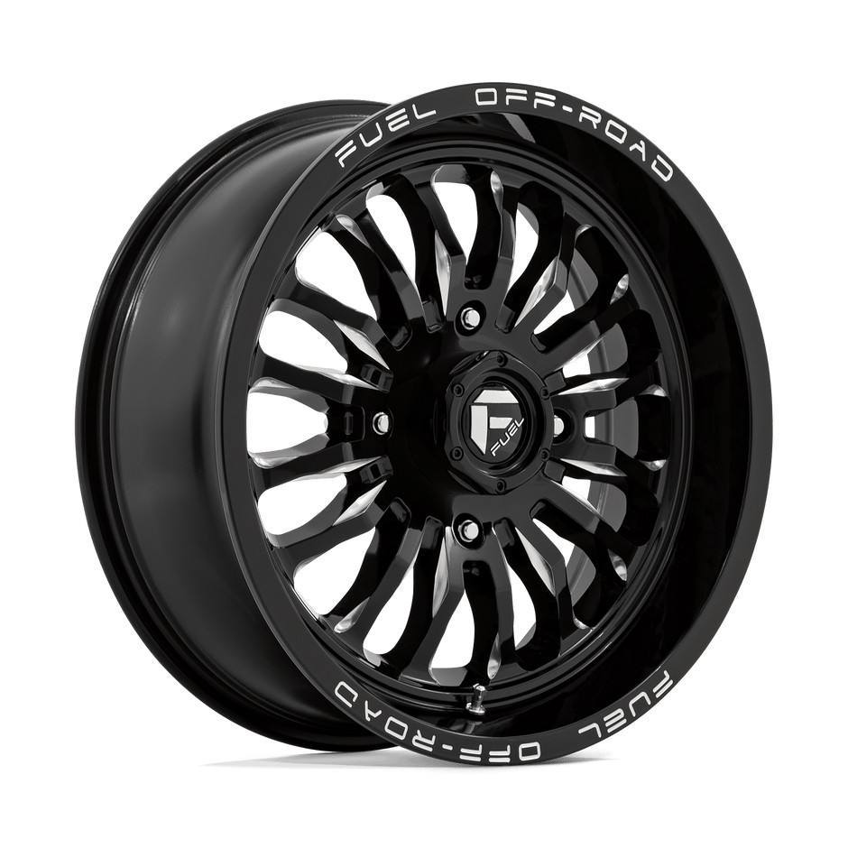 Fuel UTV D821 Arc UTV 20x7 4x137 G-BLK MILL - D8212070A644