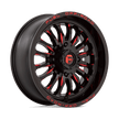 Fuel UTV D822 Arc UTV 18x7 4x137 G-BLK MILL-RED - D8221870A644