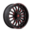 Fuel UTV D822 Arc UTV 20x7 4x137 G-BLK MILL-RED - D8222070A644