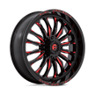 Fuel UTV D822 Arc UTV 22x7 4x137 G-BLK MILL-RED - D8222270A644