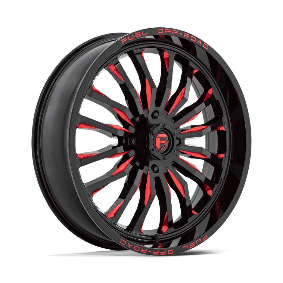 Fuel UTV D822 Arc UTV 24x7 4x156 G-BLK MILL-RED - D8222470A544