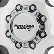 AR DUALLY FRONT CAP 8X6.5/170 - CHROME - ARCAPBF-CH