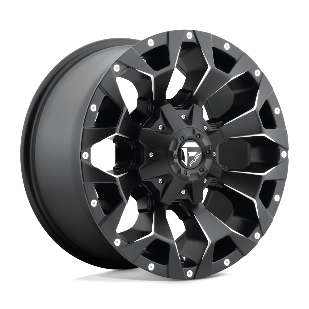 Fuel 1PC D546 Assault 18x9 6x135/6x139.7 MT-BLK-MIL - D54618909844