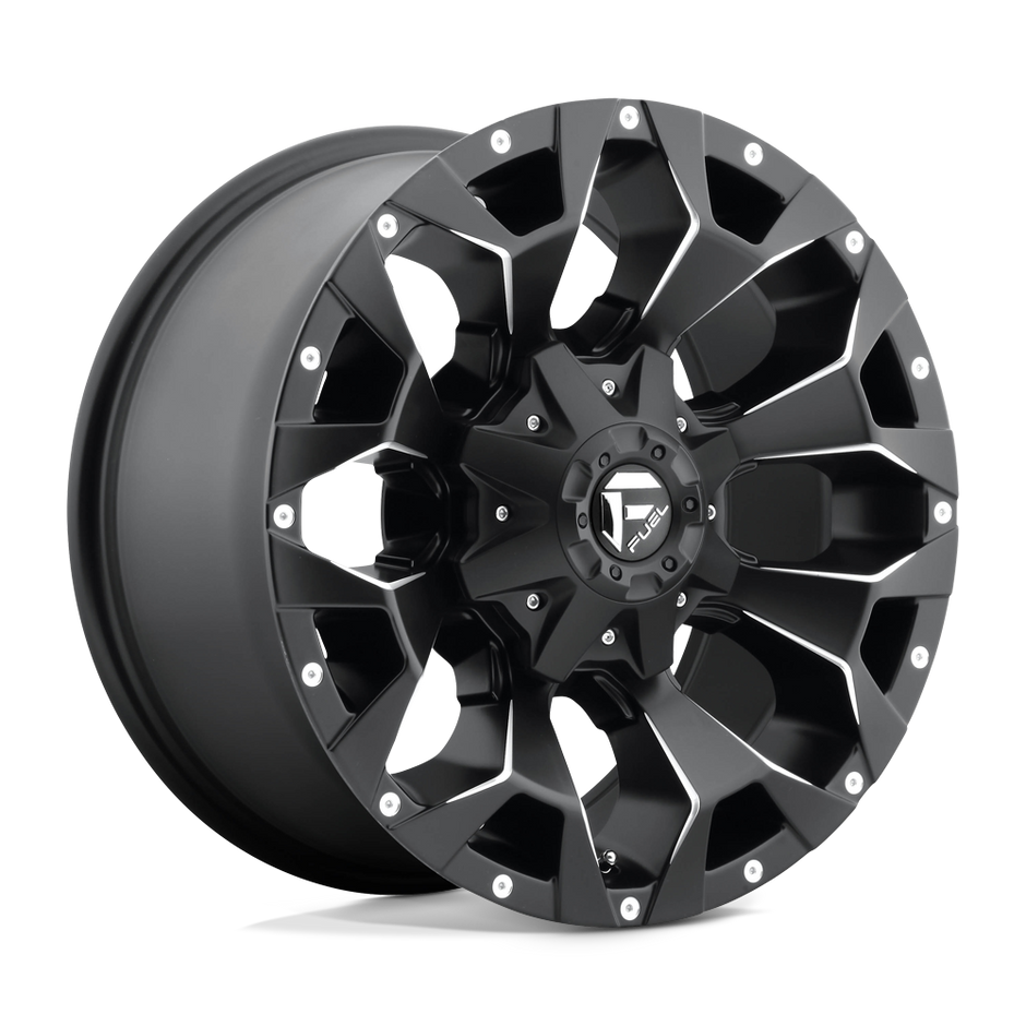 Fuel 1PC D546 Assault 18x9 6x135/6x139.7 MT-BLK-MIL - D54618909844
