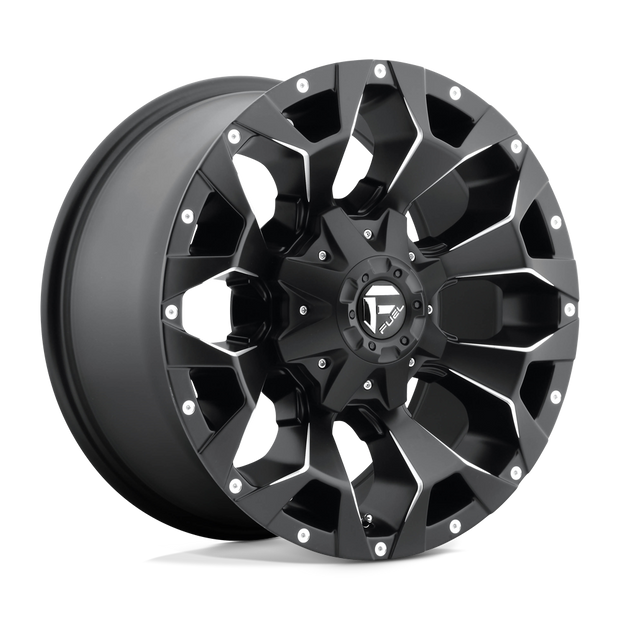 Fuel 1PC D546 Assault 18x9 6x135/6x139.7 MT-BLK-MIL - D54618909844