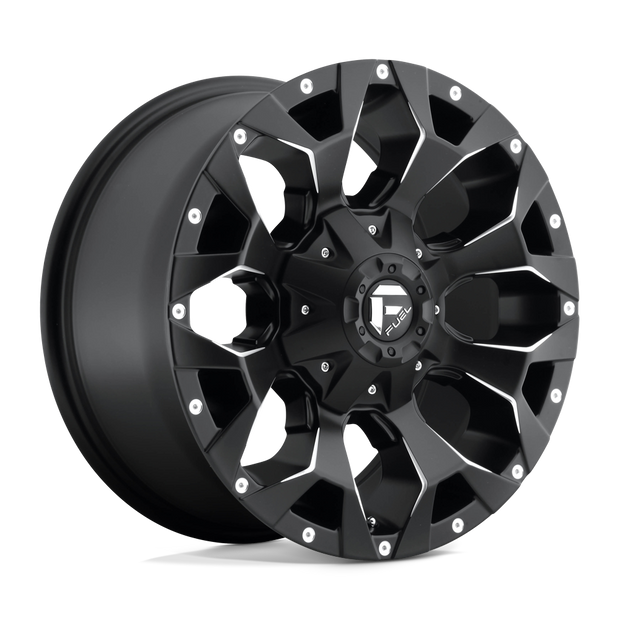Fuel 1PC D546 Assault 17x8.5 6x135/6x139.7 MT-BLK-MIL - D54617859857