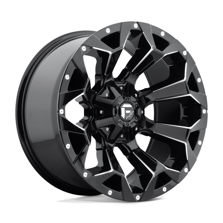 Fuel 1PC D576 Assault 20x9 8x180 GL-BLK-MIL - D57620901857