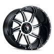 AT162-221252BM AMERICAN TRUXX VORTEX AT162 BLACK/MACHINED 22X12 6-135 -44MM 87.1MM