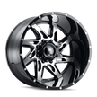 AT183-221497BM AMERICAN TRUXX SPYDER AT183 BLACK/MACHINED 22X14 8-180 -76MM 125.2MM
