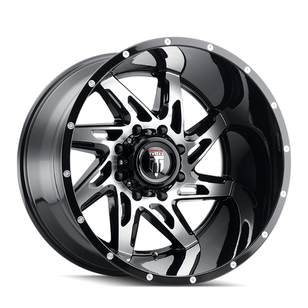 AT183-221497BM AMERICAN TRUXX SPYDER AT183 BLACK/MACHINED 22X14 8-180 -76MM 125.2MM
