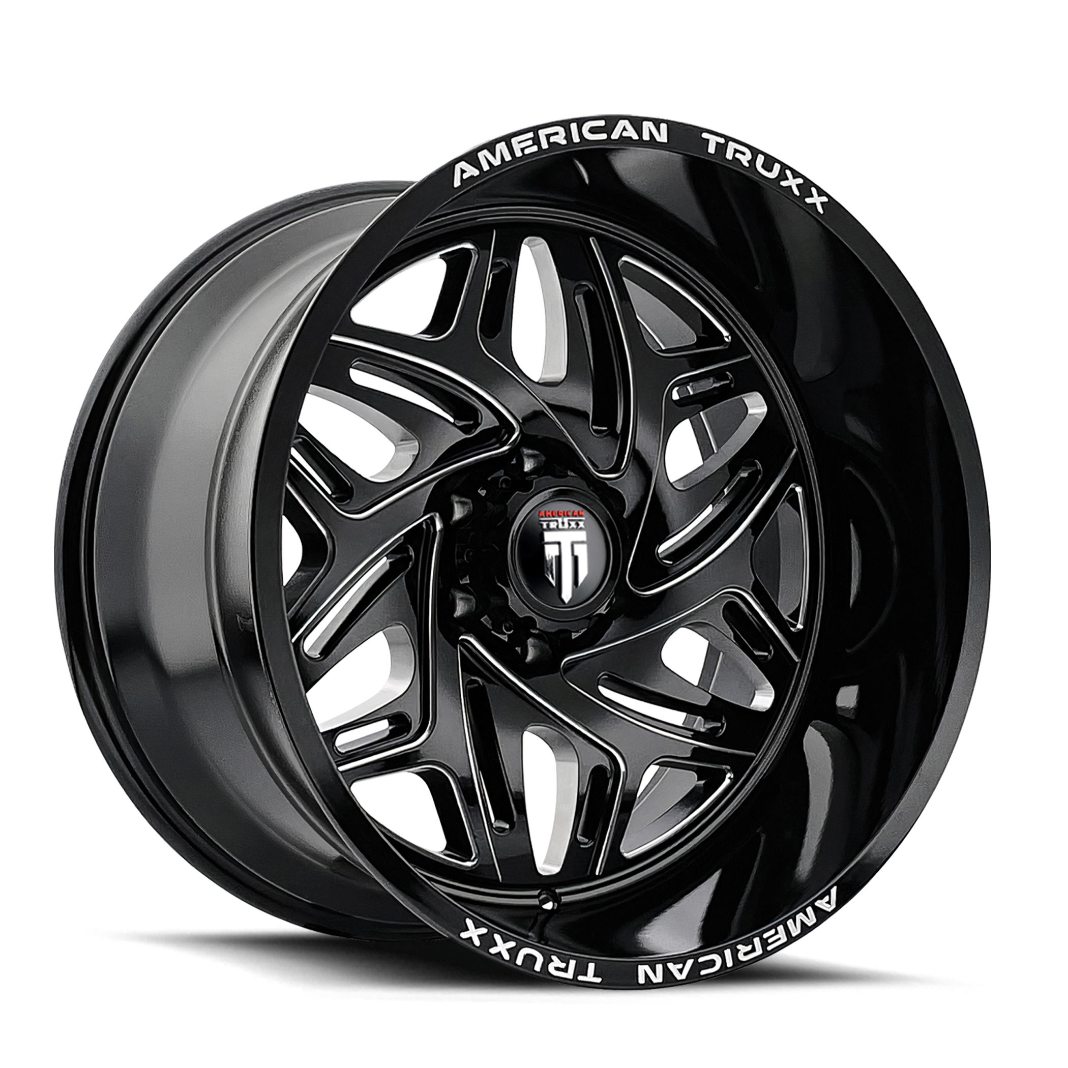 AMERICAN TRUXX EUPHORIA AT1914 BLACK MILLED 22X12 6-135 -44MM 87.1MM