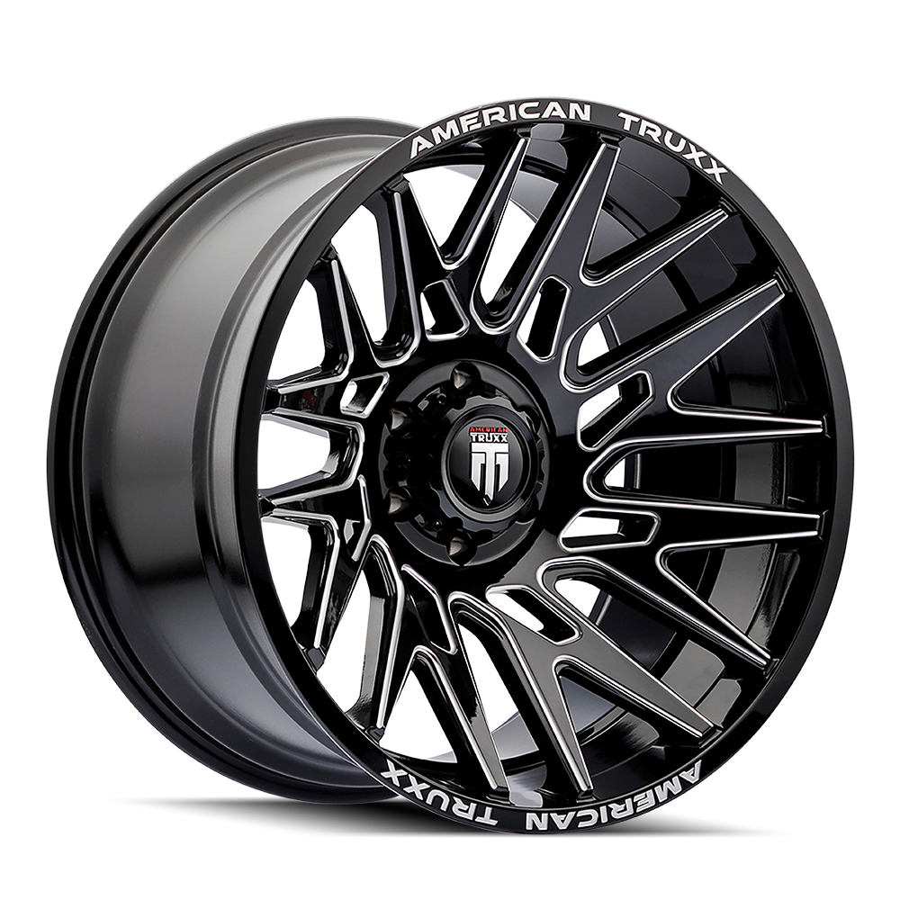 AMERICAN TRUXX EVOLUTION AT1919 BLACK/MILLED 22X12 8-180 -44MM 124.2MM
